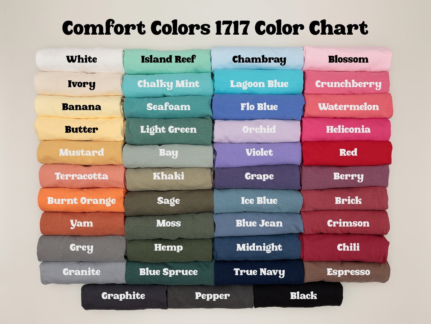 Birth Month Emroidered TEES