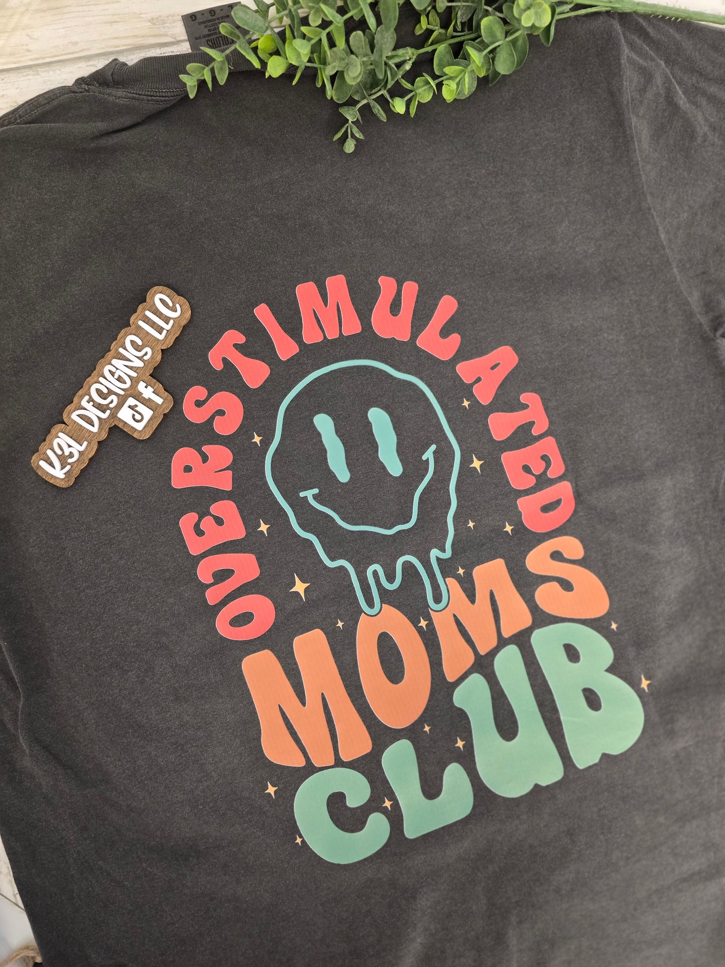 Overstimulated Moms Club Tee
