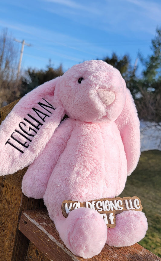 *PRE ORDER* Custom name bunny-due late March/Early April. Guaranteed for Easter.