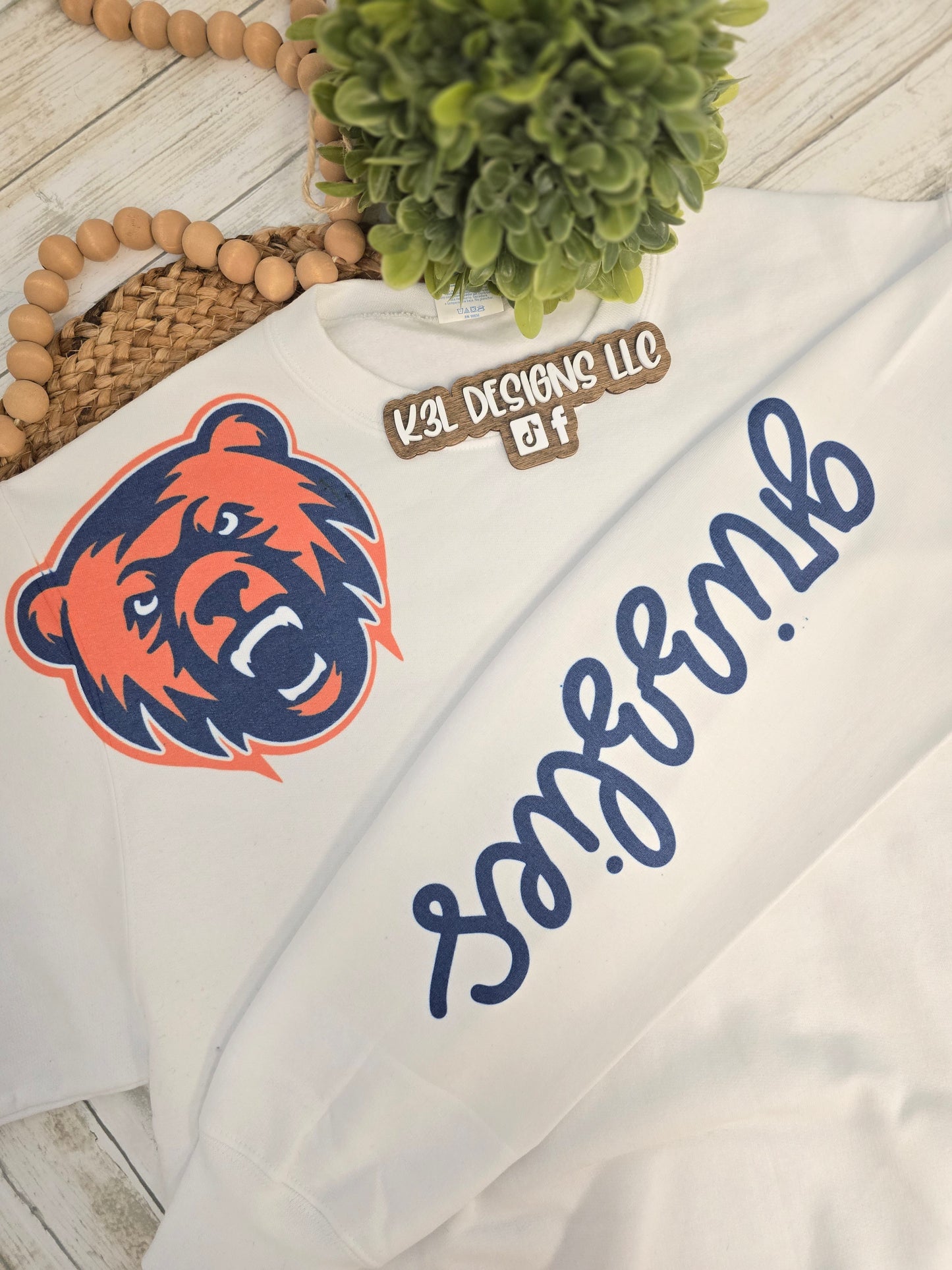 Shoulder Spirit Wear w/name on sleeve