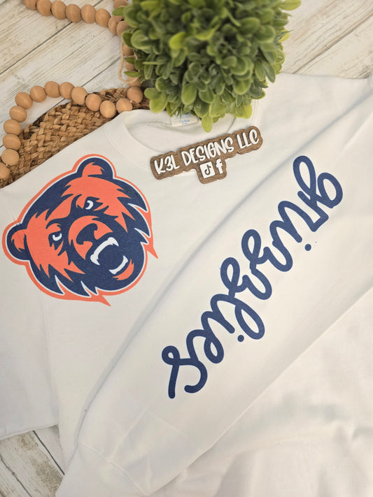 Shoulder Spirit Wear w/name on sleeve