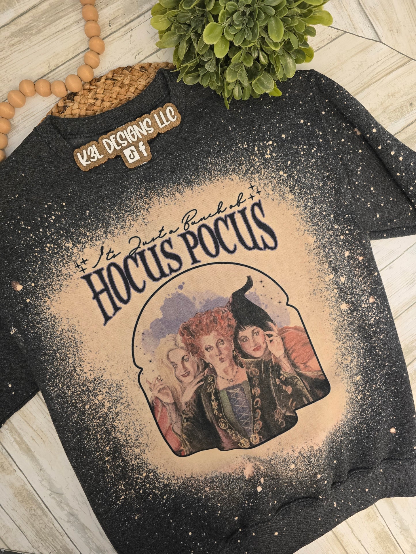 Bleached HP crewneck