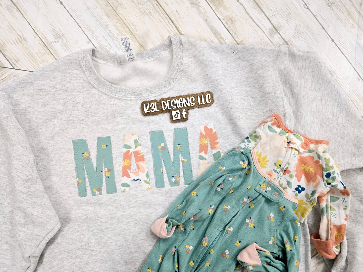 Custom onesie applique sweatshirt