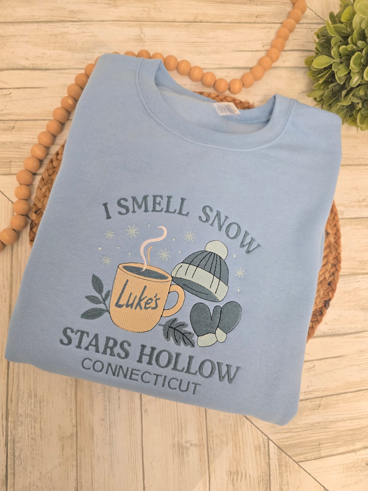 I smell snow crewneck