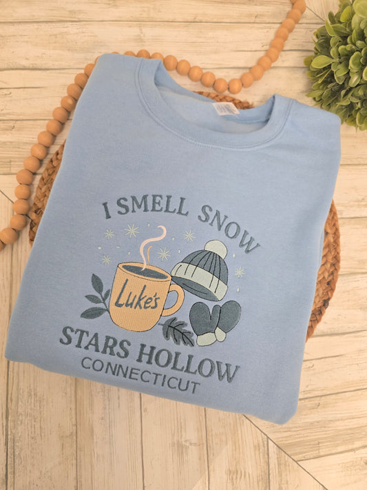 I smell snow crewneck