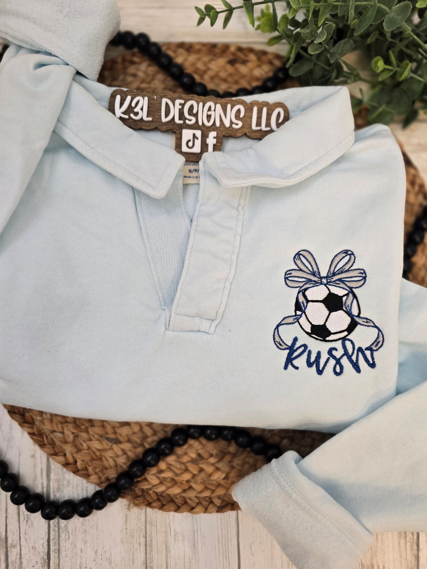 Collar sports pullover