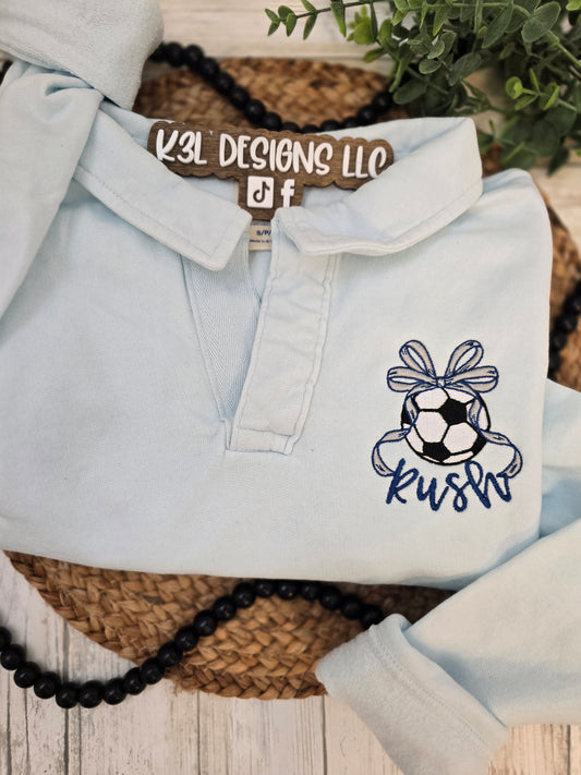 Collar sports pullover