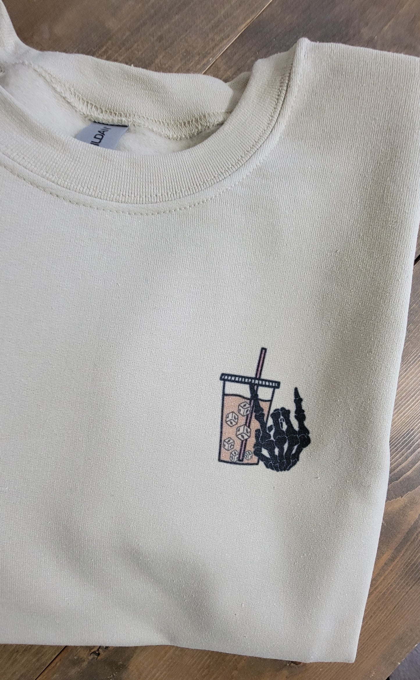 Fueled by Iced Coffee Sublimation Sweatshirt