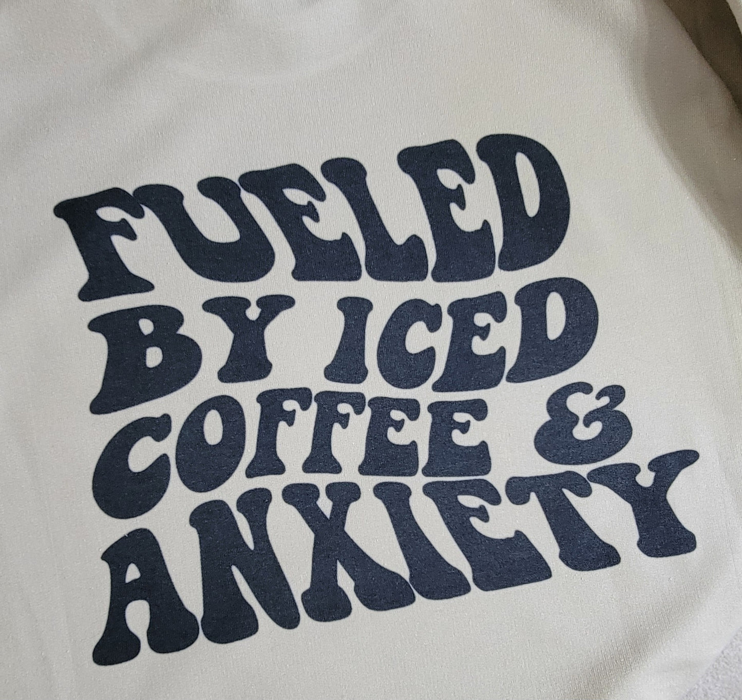 Fueled by Iced Coffee Sublimation Sweatshirt